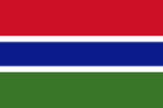 Vlag Gambia - 100x150cm Spun-Poly